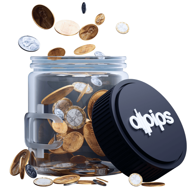 jar with money and cap
